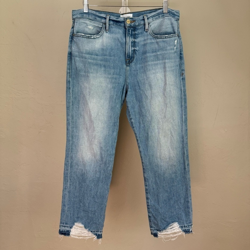 Frame Denim Le Hollywood Crop Jeans Released Hem in Fullerton